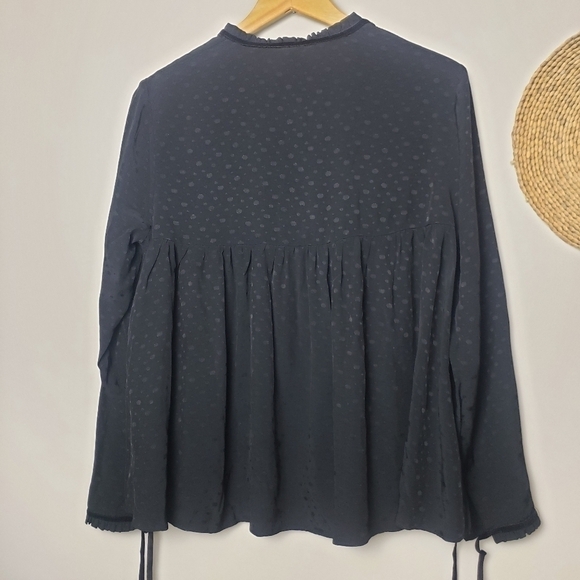 Zara Trafaluc Collection Peasant Blouse size Small - Picture 3 of 9